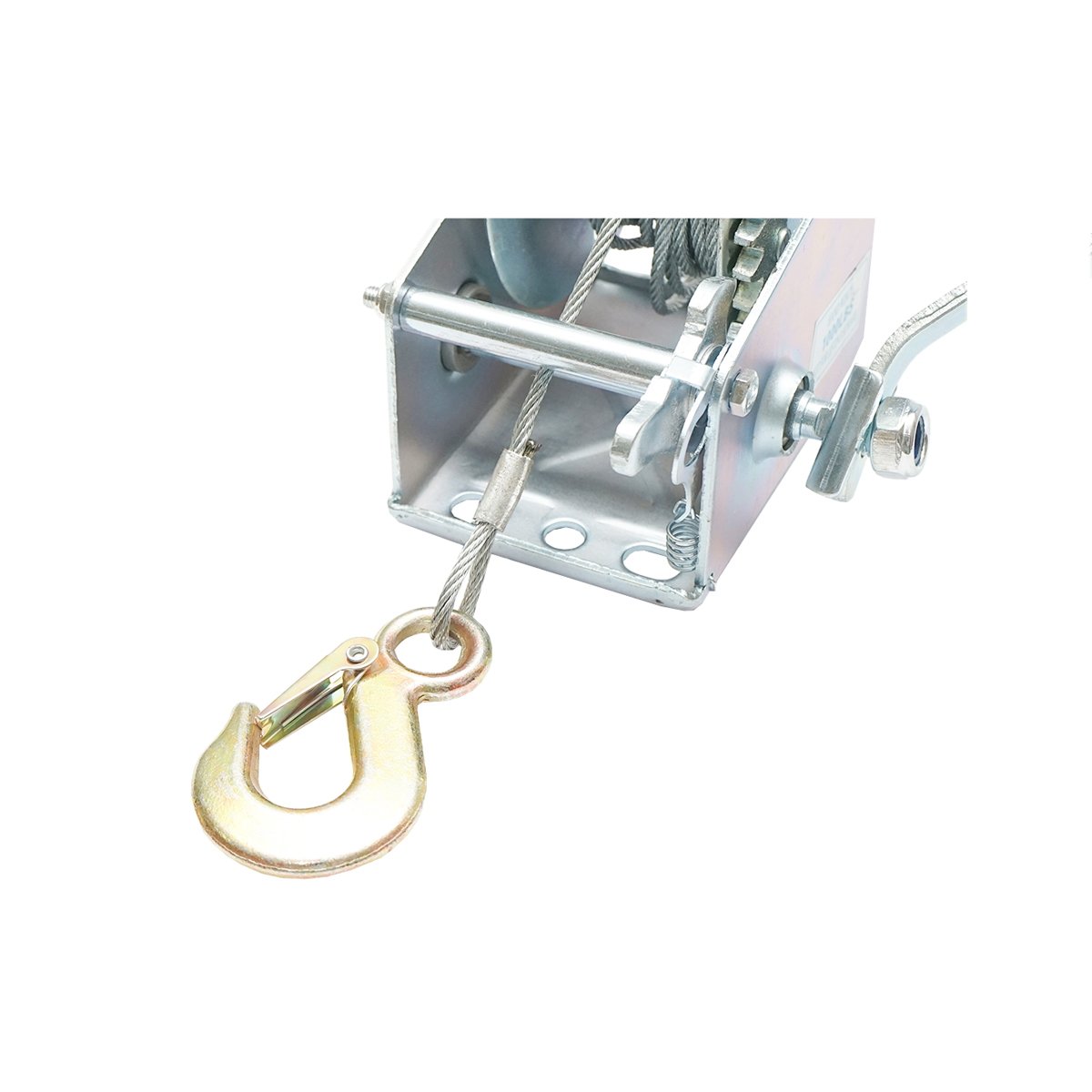 Troliu manual 450kg cu cablu otel 4mm si lungime 8m Breckner Germany